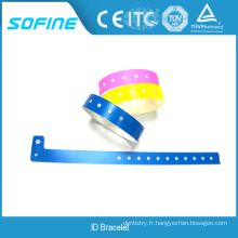 Taille professionnelle pour adultes Matériel en plastique Bracelets personnalisés